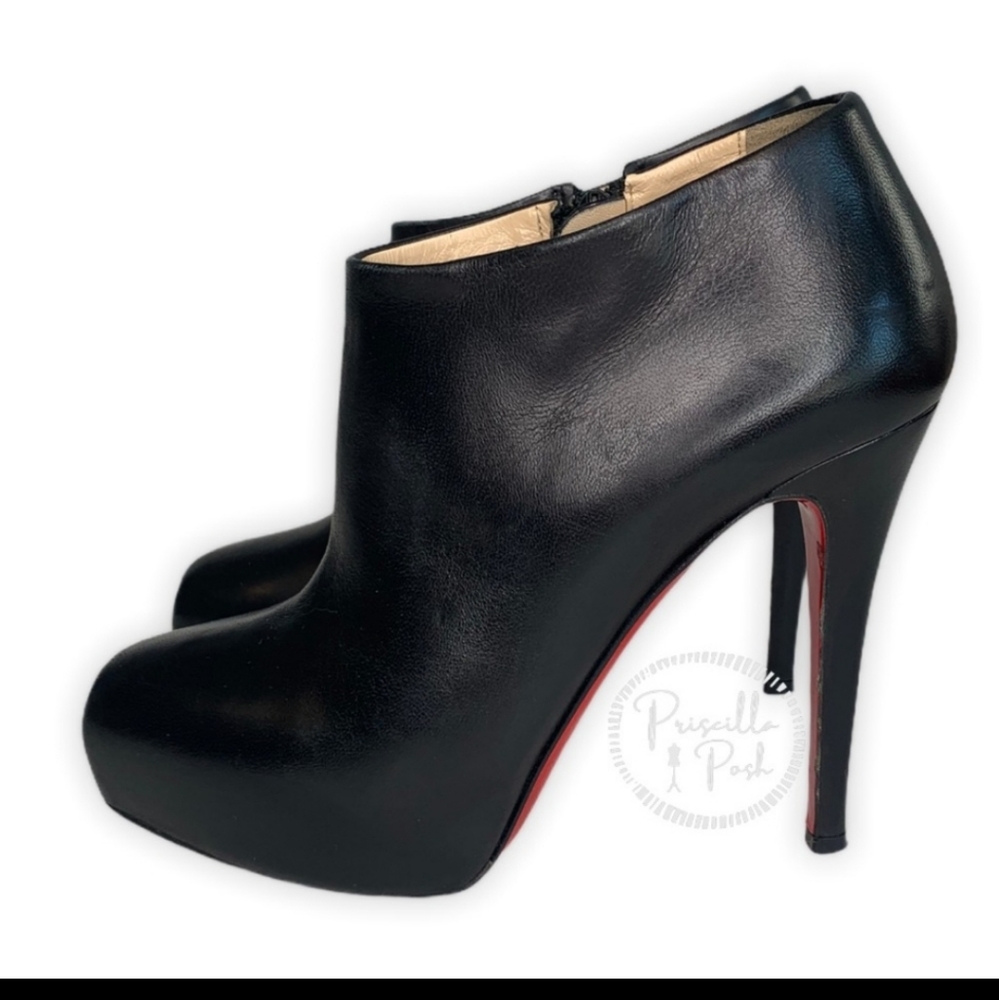 CHRISTIAN LOUBOUTIN Miss 120 Platform Ankle Boots - Picture 11 of 12